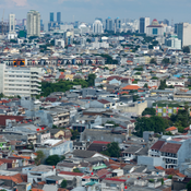 Overhead image of Jakarta