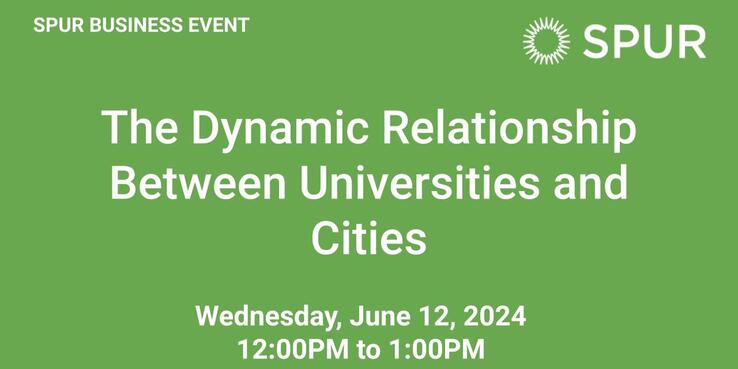 Title slide for The Dynamic Relationship Between Universities and Cities