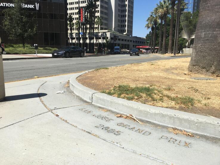 intersection of Almaden and Santa Clara Street 